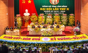 Khai mạc Đại hội đại biểu Đảng bộ tỉnh Lâm Đồng lần thứ X, nhiệm kỳ 2015 - 2020